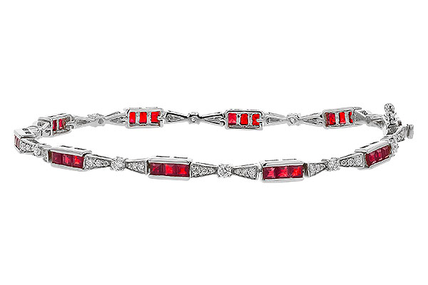 D275-24220: BRACELET 2.05 RUBY 2.70 TGW (7")