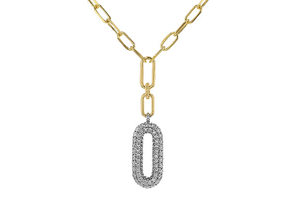 D275-26029: NECKLACE .96 TW (18")