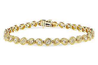 D275-26066: BRACELET 2.15 TW FANCY CUT DIAMONDS