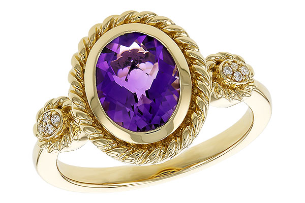 D275-26938: LDS RG 1.38 AMETHYST 1.40 TGW (9x7MM AMY)