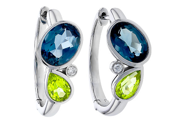D275-26966: EARRINGS 2.97 SEMI-PREC (PER,LBT) 3.00 TGW