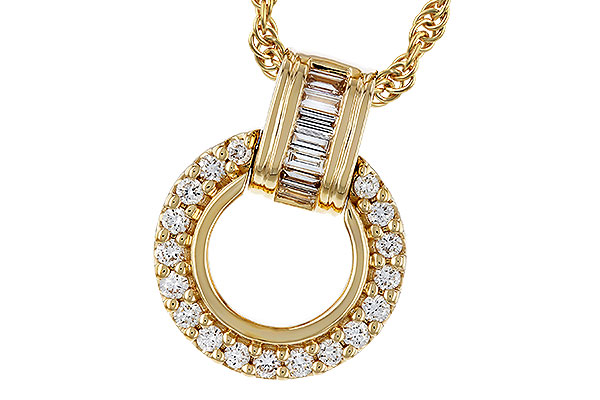 D275-26993: NECKLACE .12 BAG .33 TW