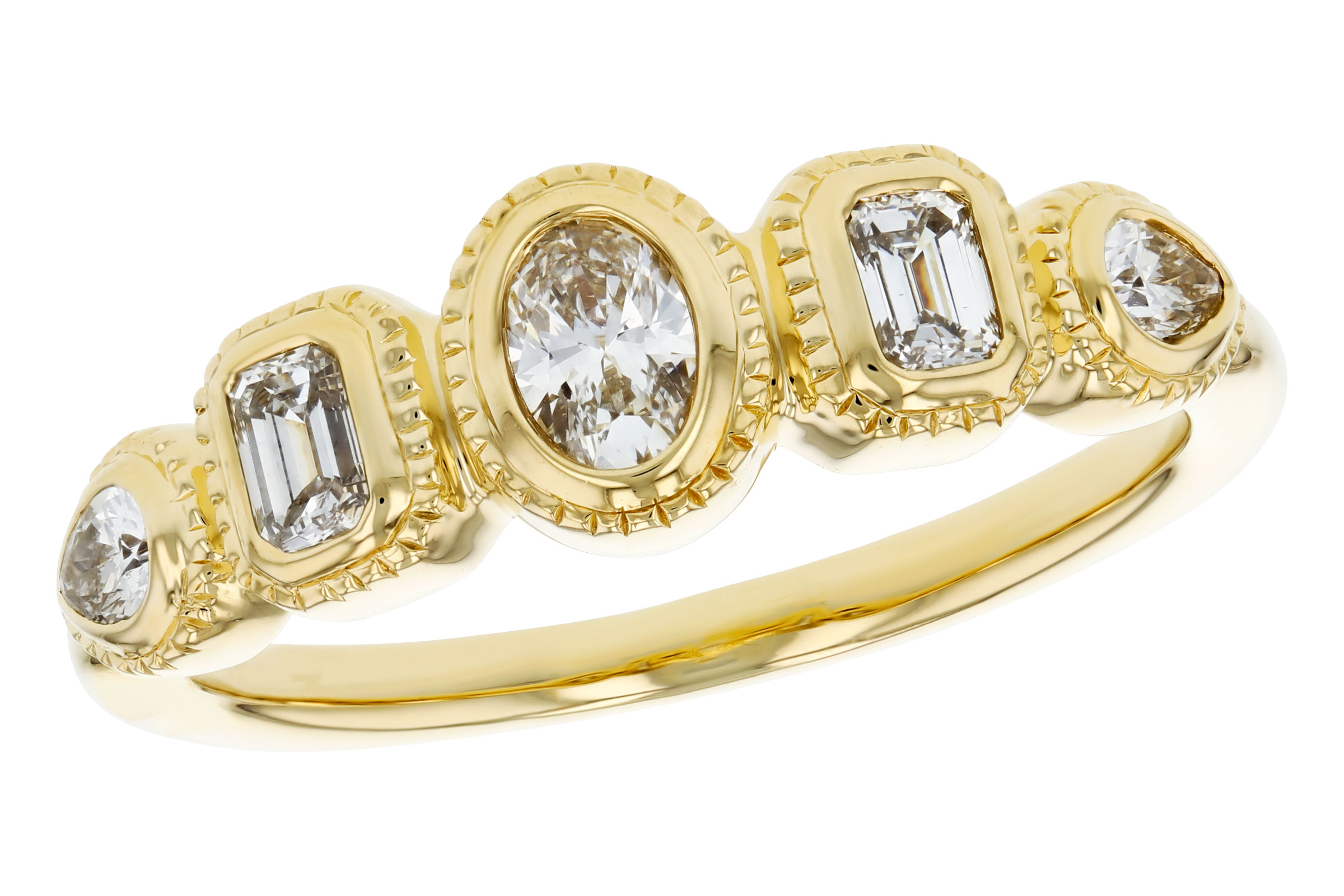 D276-11520: LDS DIA RG .50 TW FANCY CUT DIAMONDS