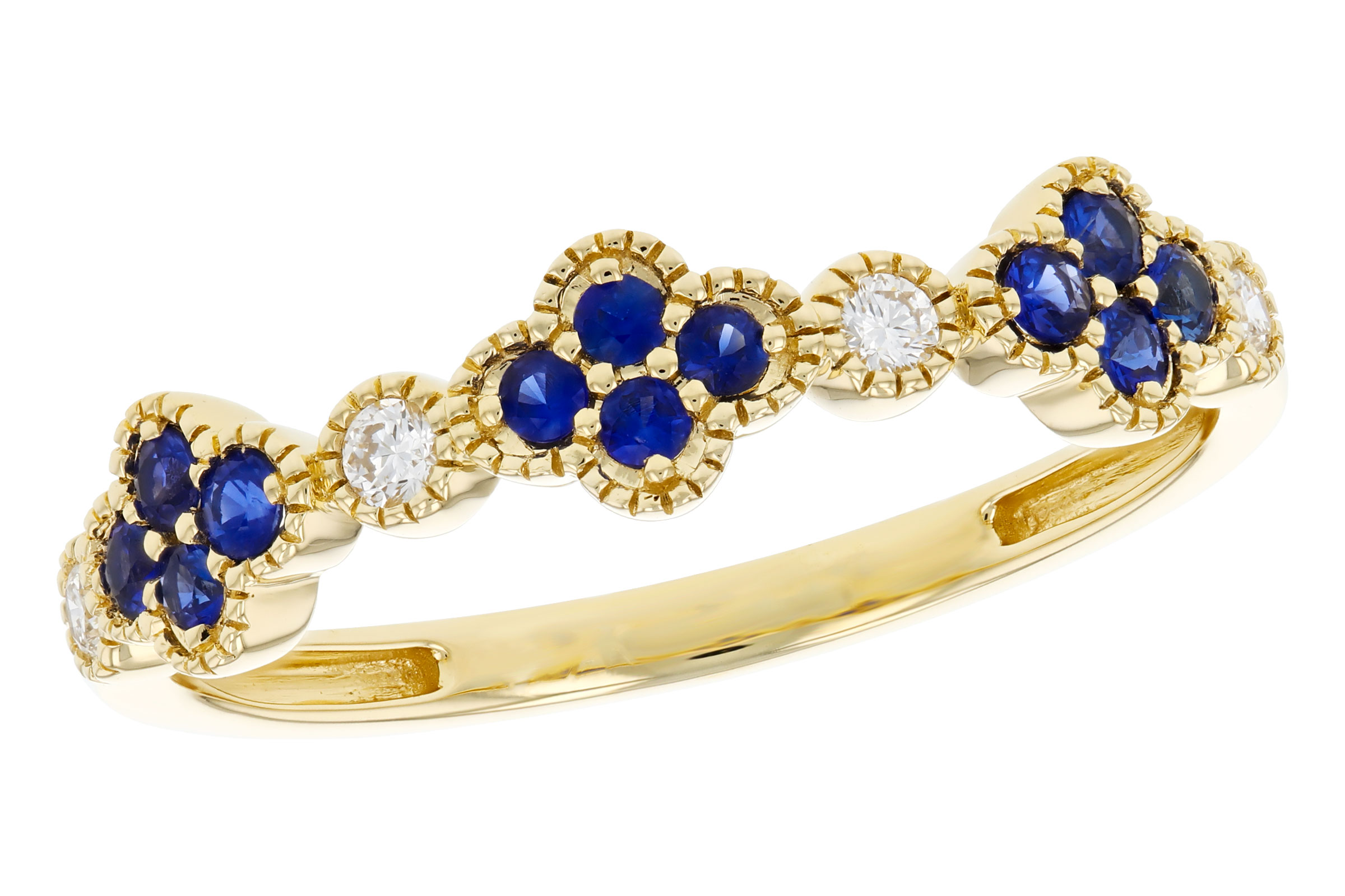 D276-12384: LDS WED RG .23 TW SAPPHIRE .31 TGW