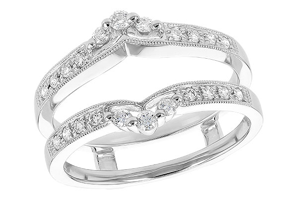 D276-12393: M093-37838 GUARD RG IN PLATINUM .28 TW