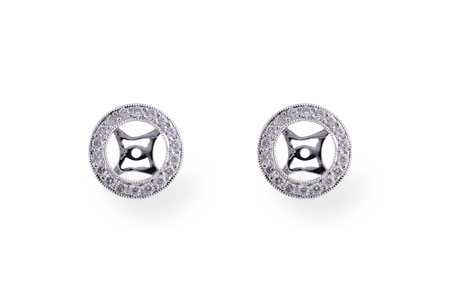 E184-33293: EARRING JACKET .32 TW (FOR 1.50-2.00 CT TW STUDS)