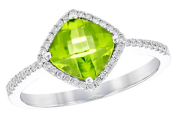 E185-18729: LDS RG 1.58 PERIDOT 1.74 TGW (7MM PER)