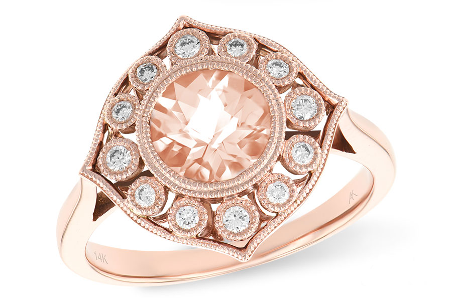 E188-86020: LDS RG .90 MORGANITE 1.05 TW