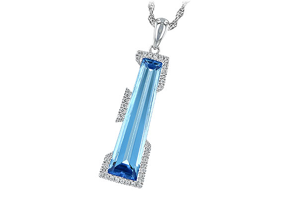 E189-75093: NECK 5.18 BLUE TOPAZ 5.28 TGW