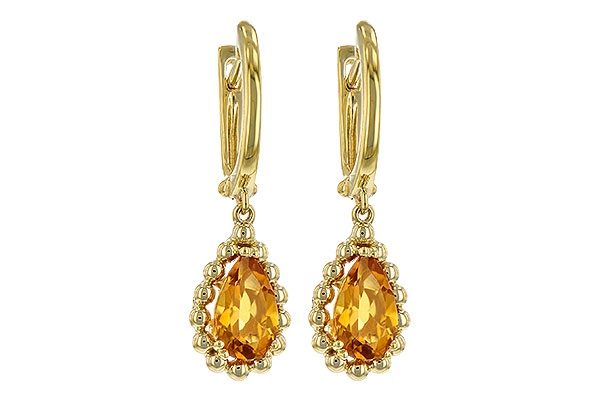 E189-76975: EARR 1.40 CITRINE TW