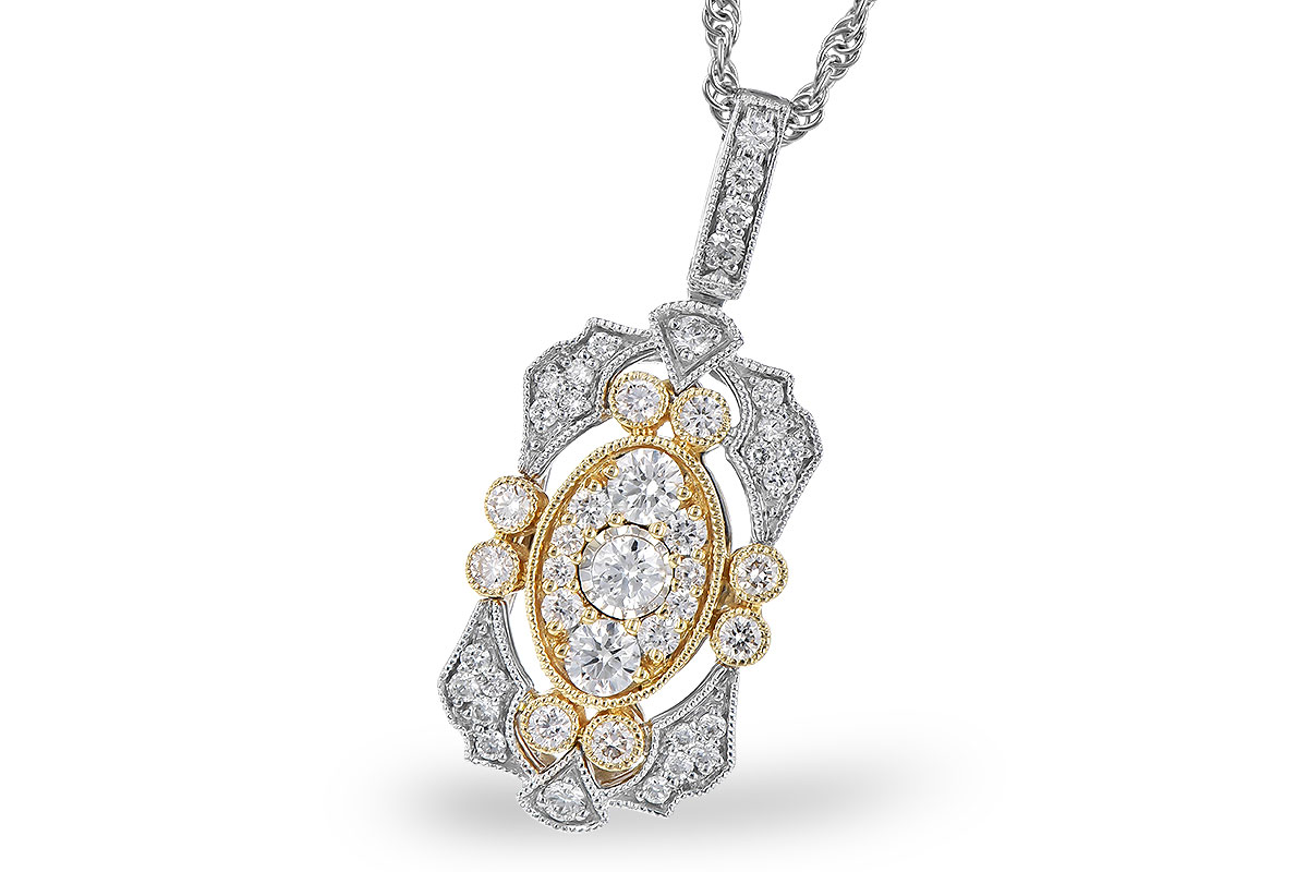 E273-42402: NECKLACE .50 TW
