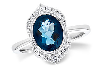 E273-44238: LDS RG 1.86 LONDON BLUE TOPAZ 2.00 TGW