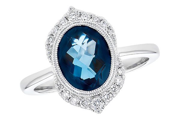 E273-44238: LDS RG 1.86 LONDON BLUE TOPAZ 2.00 TGW