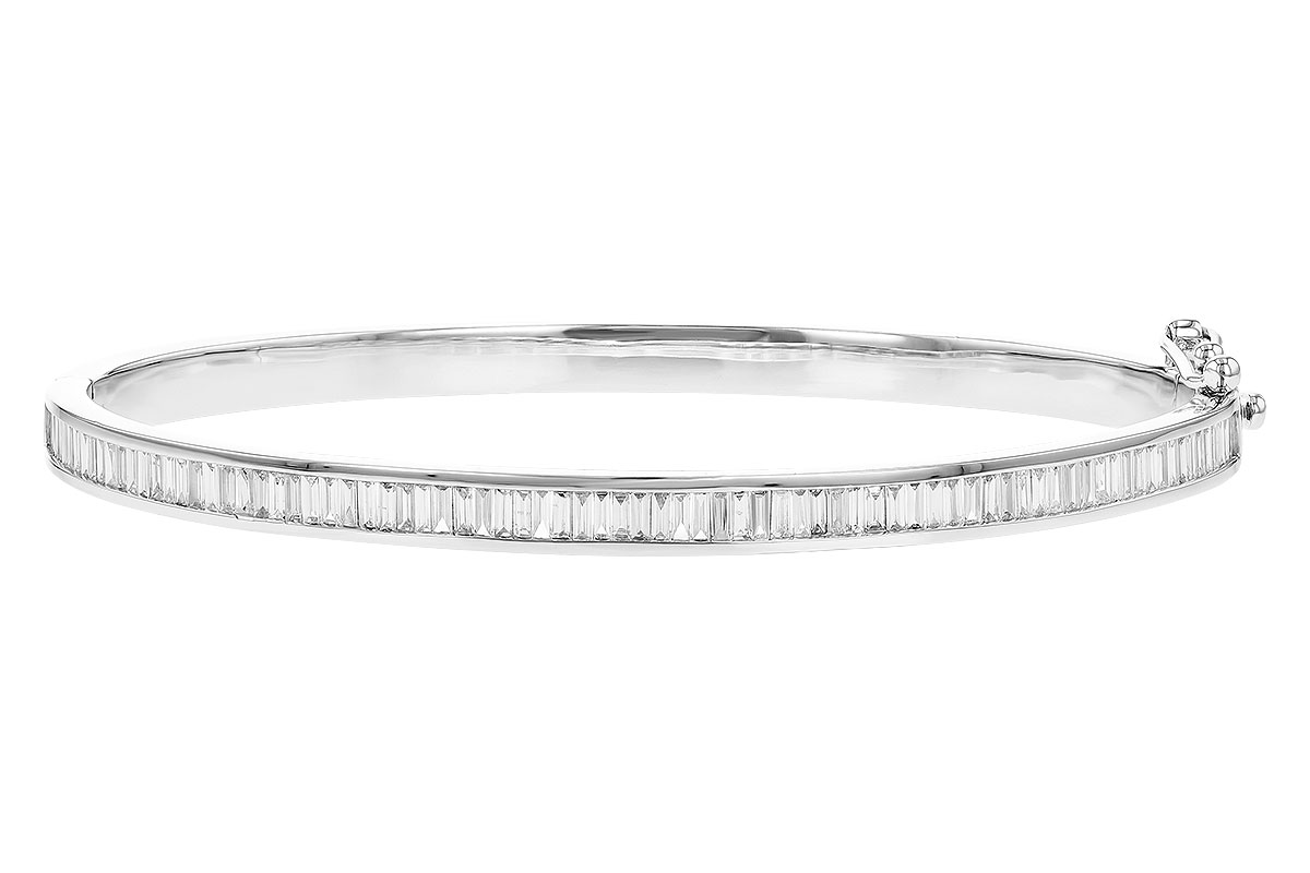 E274-28802: BANGLE 1.02 TW BAGUETTE DIAMONDS