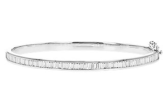 E274-28802: BANGLE 1.02 TW BAGUETTE DIAMONDS
