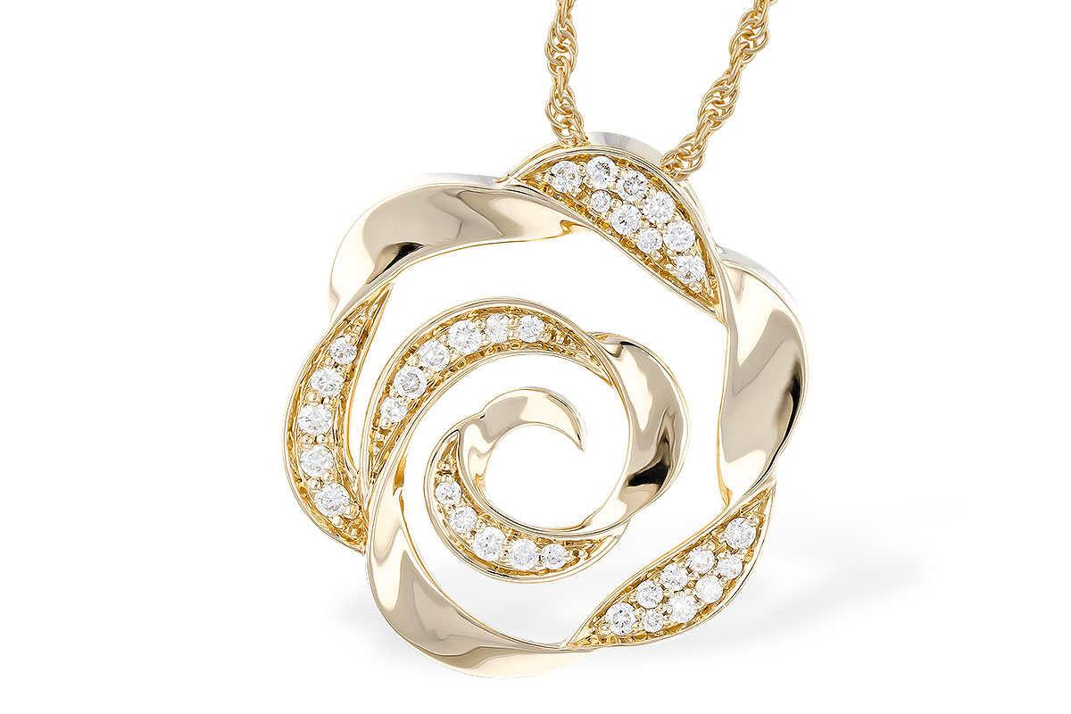 E274-30575: NECKLACE .20 TW