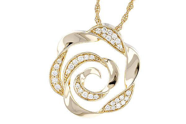 E274-30575: NECKLACE .20 TW
