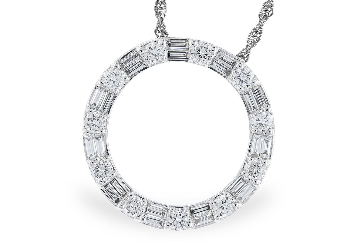 E274-31456: NECKLACE .25 TW BAG .60 TW