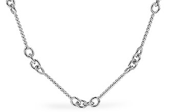 E274-33320: TWIST CHAIN (0.80MM, 14KT, 24IN, LOBSTER CLASP)