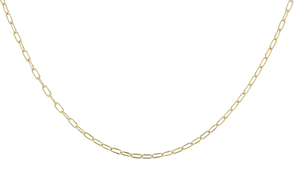 E274-33356: PAPERCLIP SM (8IN, 2.40MM, 14KT, LOBSTER CLASP)
