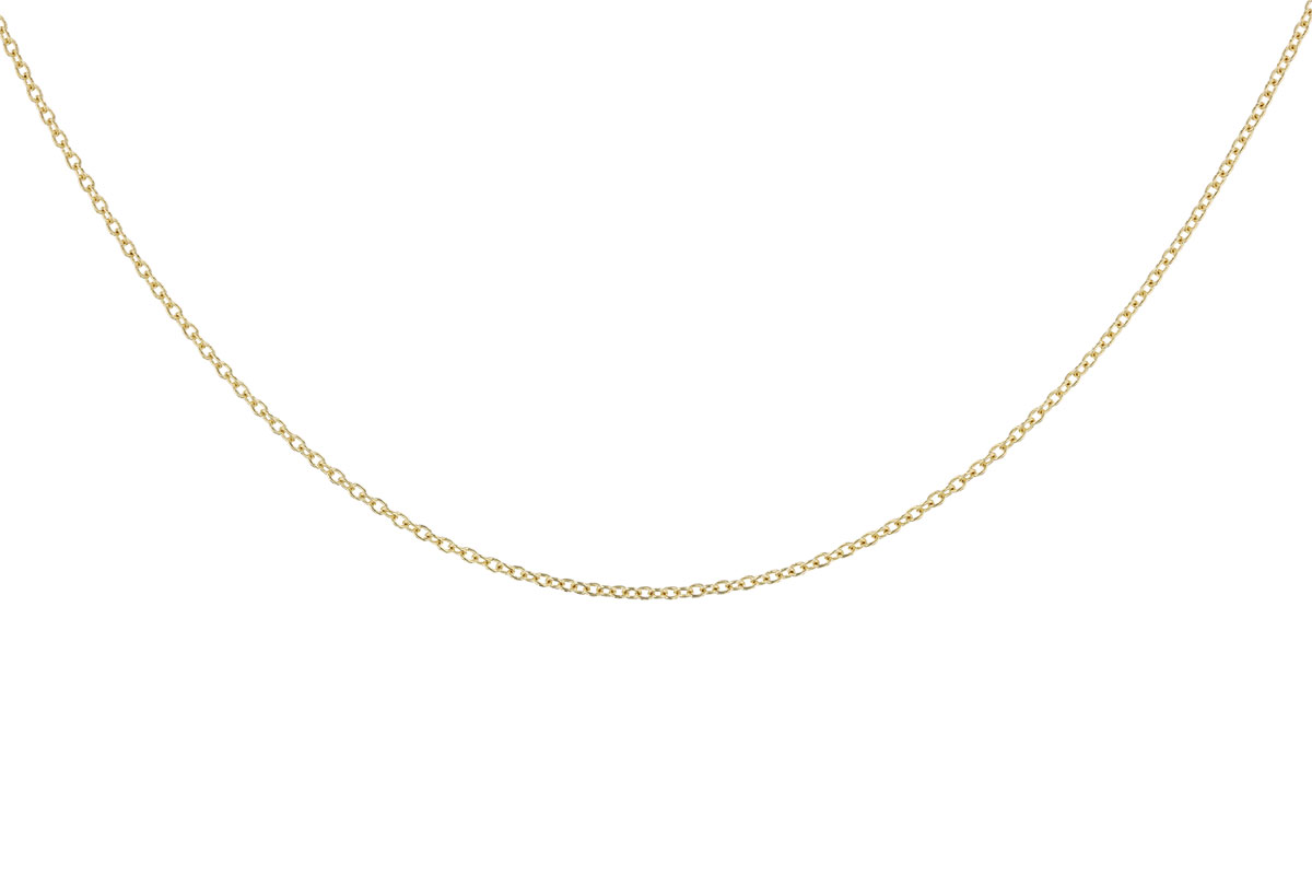 E274-34211: CABLE CHAIN (18IN, 1.3MM, 14KT, LOBSTER CLASP)