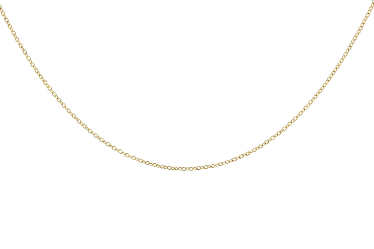 E274-34211: CABLE CHAIN (18IN, 1.3MM, 14KT, LOBSTER CLASP)
