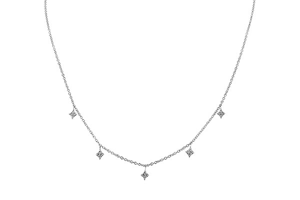 E274-35138: NECKLACE .19 TW (18")