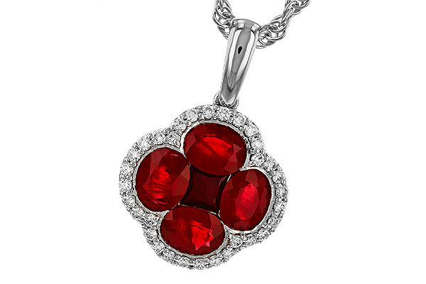 E275-20547: NECKLACE 1.72 RUBY 1.87 TGW