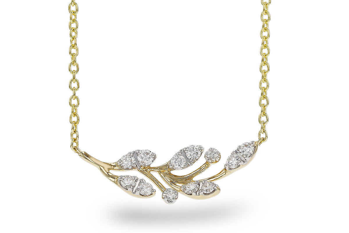 E275-21456: NECKLACE .32 TW (18")