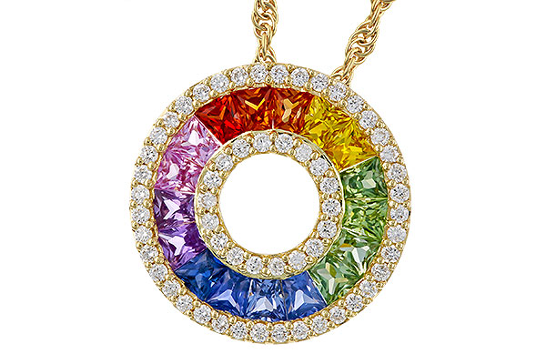 E275-21484: NECK 1.53 MULTI-COLOR SAPP 1.82 TGW