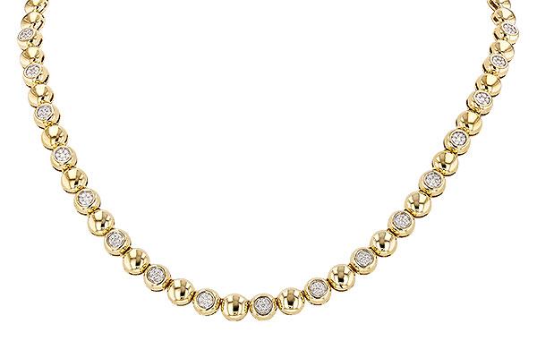 E275-23356: NECKLACE .87 TW (17")