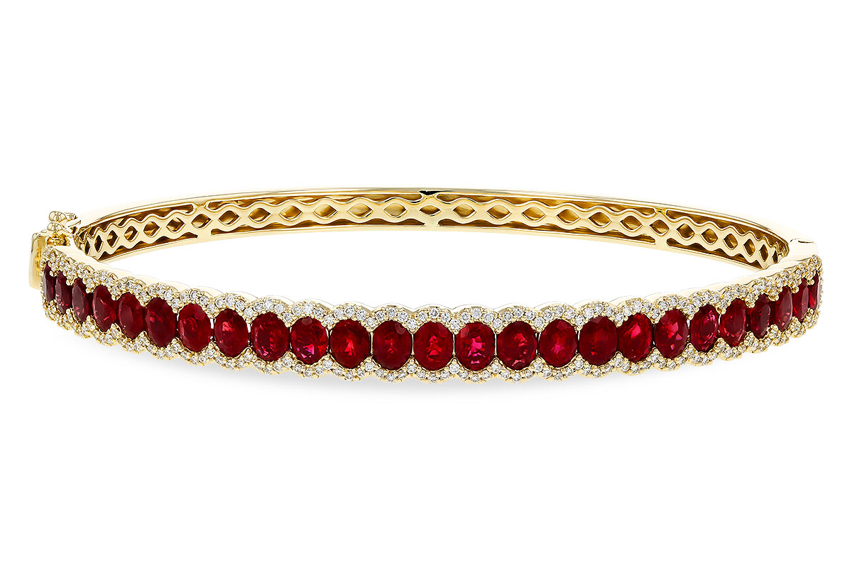 E275-26002: BANGLE 5.04 TW RUBY 5.60 TGW