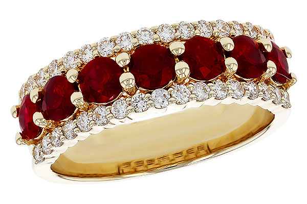 E276-09675: A188-85166 W/RUBY 1.26 TW RUBY 1.70 TGW