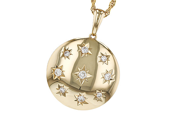 E276-09684: NECKLACE .17 TW