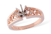 F006-12393: LDS SEMI DIA RG .04 TW