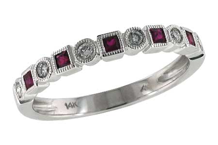 F097-06993: LDS WED RG .18 RUBY .30 TGW