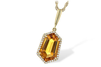 F190-65129: NECK 3.66 CITRINE 3.80 TGW