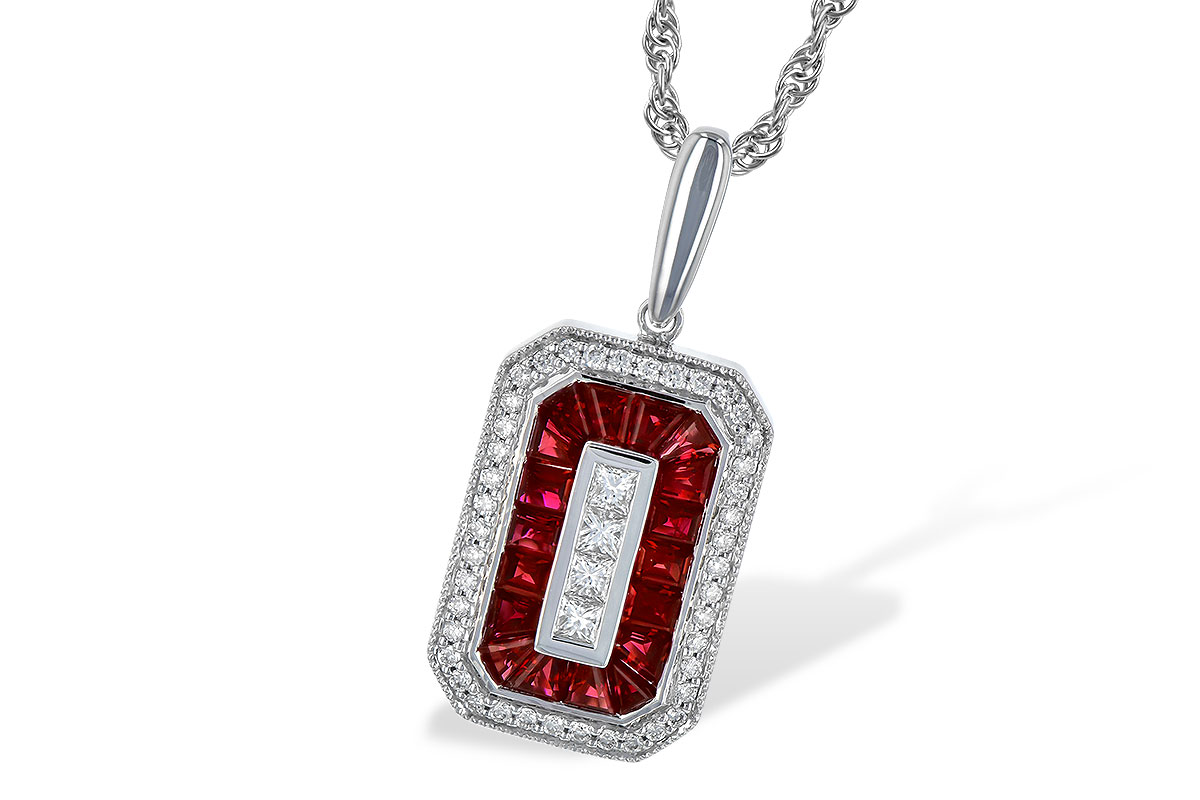 F190-66984: NECK 1.09 RUBY 1.42 TGW