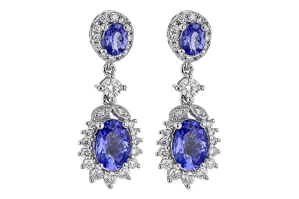 F190-69720: EARR 1.80 TW TANZANITE 2.33 TGW