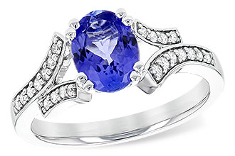 F190-70629: LDS RG 1.15 TANZANITE 1.30 TGW