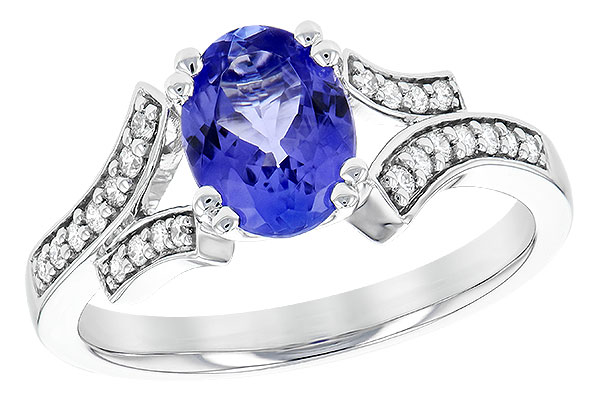 F190-70629: LDS RG 1.15 TANZANITE 1.30 TGW
