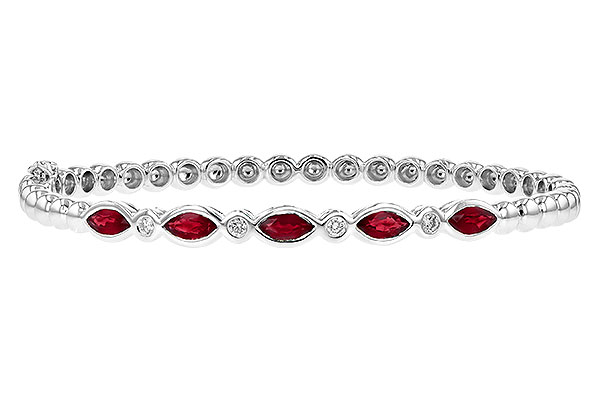 F190-71502: BANGLE 1.50 RUBY 1.63 TGW