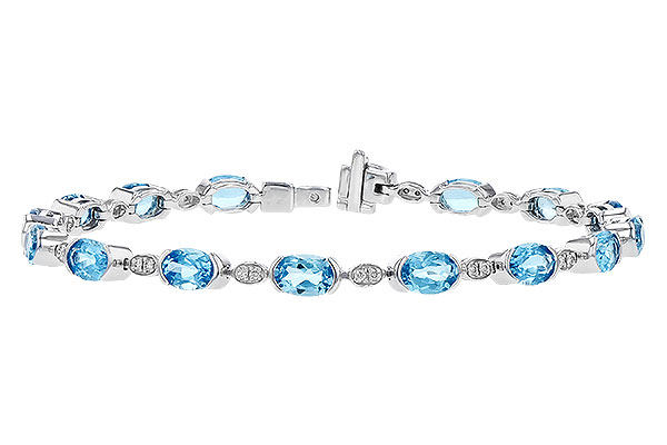 F274-27820: BRACELET 7.80 SWISS BLUE TOPAZ 7.96 TGW