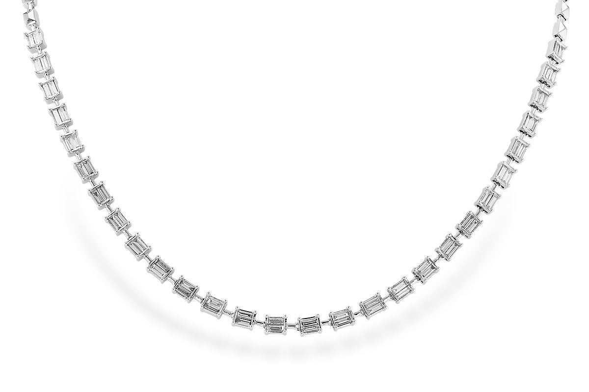 F274-31484: NECKLACE 2.02 TW BAGUETTE