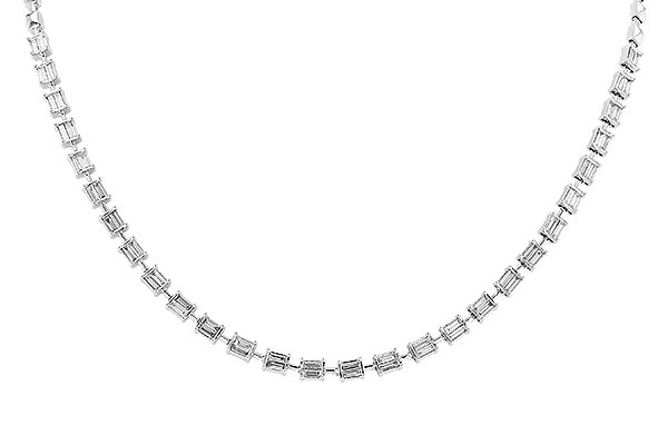 F274-31484: NECKLACE 2.02 TW BAGUETTE