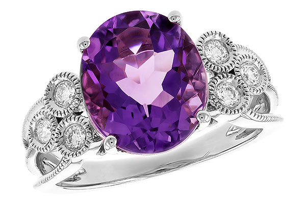 F274-32420: LDS RG 3.90 AMETHYST 4.16 TW (12x10 AMY)