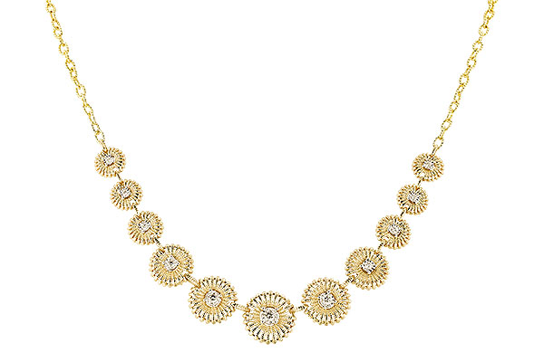 F274-34202: NECKLACE .22 TW (17")