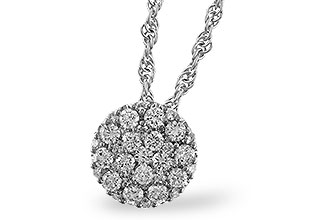 F275-21456: NECKLACE .25 TW