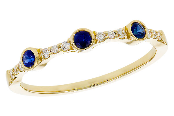 F275-21493: LDS WED RG .16 SAPPHIRE .25 TGW