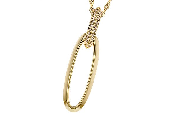 F275-22365: NECKLACE .10 TW